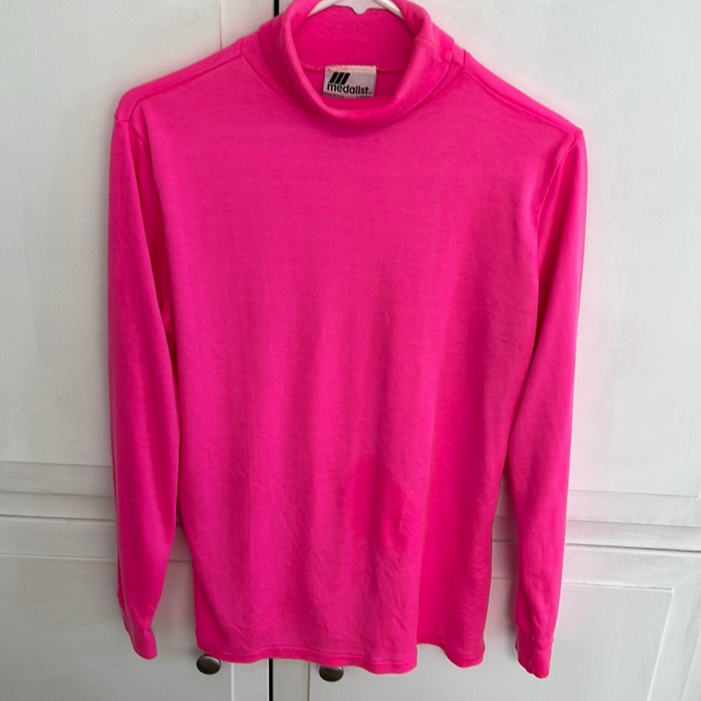WOW NEON Pink Turtleneck
